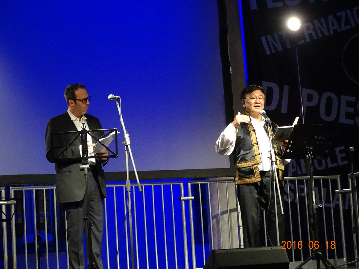 Attended the 22nd Genoa International Poetry Festival