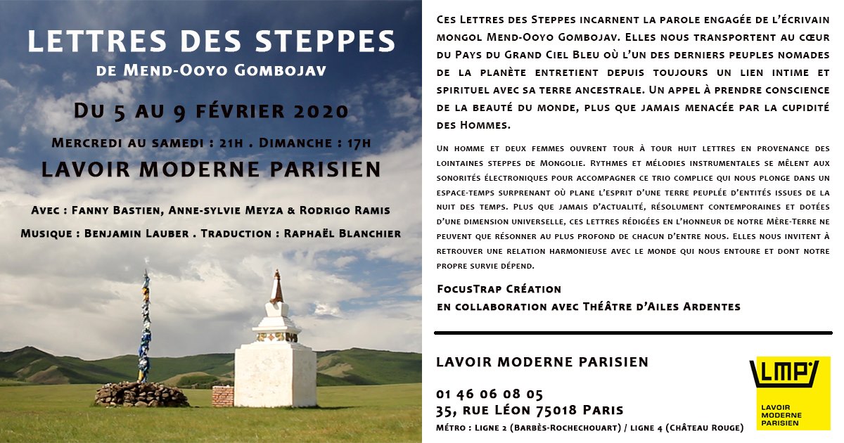 LETTERS FROM STEPPE TAKES THE STAGE ONCE AGAIN